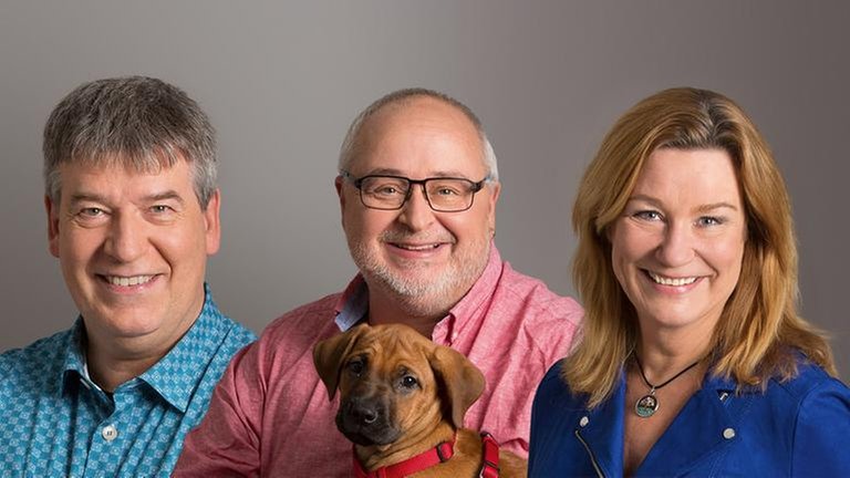 SWR4 - Experten - vlnr. Stefan Bender, Ralph Schuh, Heike Boomgaarden