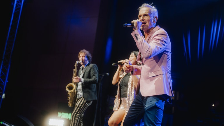 Konzert der Hermes House Band beim SWR4 Festival 2025 in Wörth