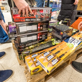 Verkauf von Silvesterfeuerwerk