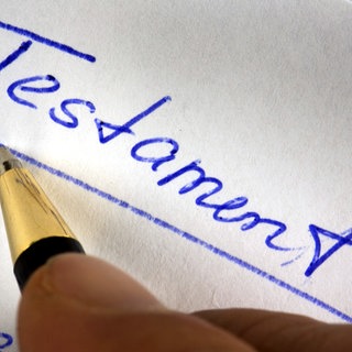 Testament handgeschrieben