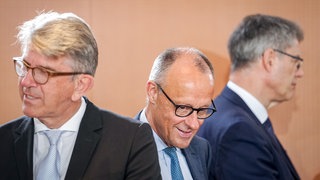 Bundeskanzler Merz und Verkehrsminister Schnieder