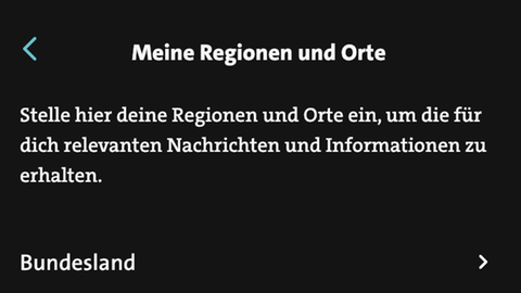 Screenshot SWR Aktuell-App