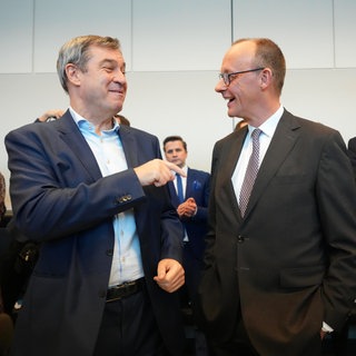 Die neue Herren der Macht: Friedrich Merz, Markus Söder und Thorsten Frei.