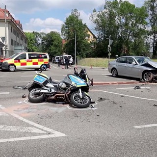 Das Unfall Motorrad