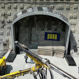 Tunnelanschlag Pumpspeicherkraftwerk Forbach