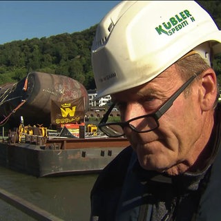 Frieder Saam von der Spedition Kübler