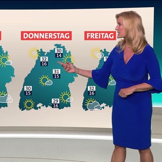 Wetterreporterin Claudia Kleinert