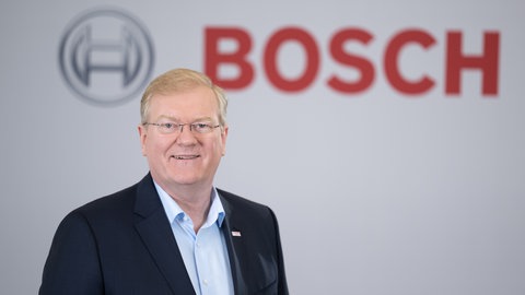 Bosch-Chef Stefan Hartung muss derzeit auch unangenehme Nachfragen zum Thema Stellenabbau beantworten.