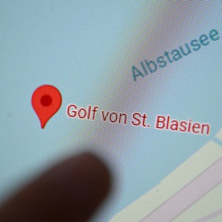 Auf dem Kartendienst "Google Maps" wurde der Albstausee zwischenzeitlich zum "Golf von St. Blasien".