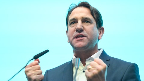 Andreas Jung spricht bei der Landesversammlung der CDU Baden-Württemberg.