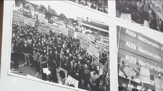 Eine Bildercollage vom Marsch auf Heilbronn 1975