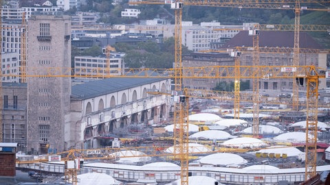 Stuttgart 21 Baustelle Hauptbahnhof für Chronologie der Kosten