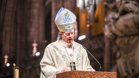 Stephan Burger, Freiburger Erzbischof, beim Silvester-Gottesdienst. (Archivbild)
