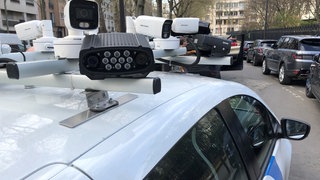 Kameras auf dem Dach eine Scan-Autos suchen nach Falschparkern. (Symbolbild)