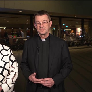 Annette Schavan und Bischof Klaus Krämer