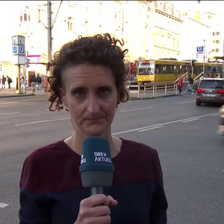 Siri Warrlich in Stuttgart am Olgaeck