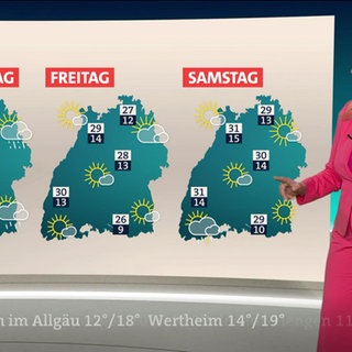 SWR-Meteorologin Claudia Kleinert