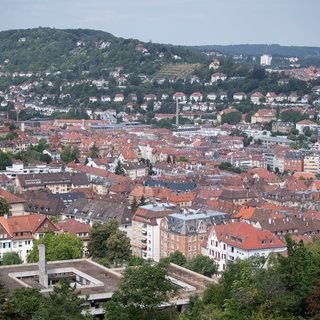 Häuser in Stuttgart.