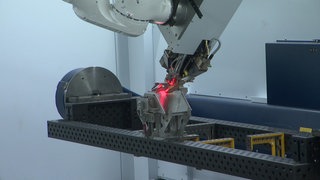 Ein Laser des Ditzinger Herstellers TRUMPF - die Lasersysteme enthalten als Grundstoff unter anderem Seltene Erden aus China.