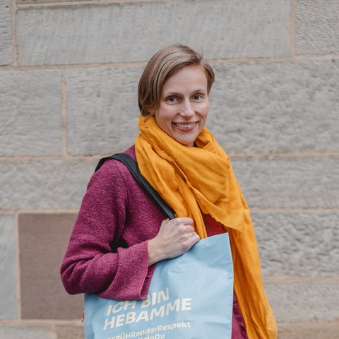 Ruth Hofmeister, die Vorsitzende des Hebammenverbands in Baden-Württemberg