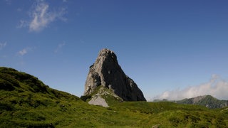 Der Berg "Schmalstöckli" in den Urner Alpen.