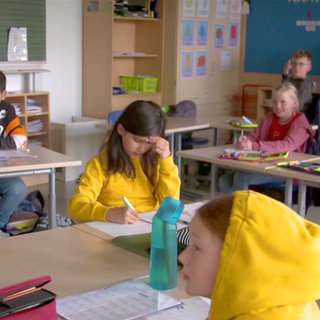 Schulklasse beim Unterricht