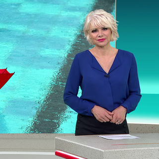 Nachrichtensprecherin Tatjana Geßler