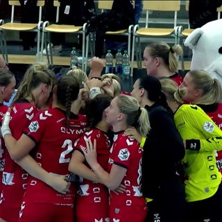 Die Spielerinnen des HB Ludwigsburg