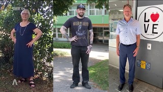 Drei verschiedene neue Parteimitglieder in einem Bild: Elfriede Kreutter, Birger Bär und Yannic Walheim.