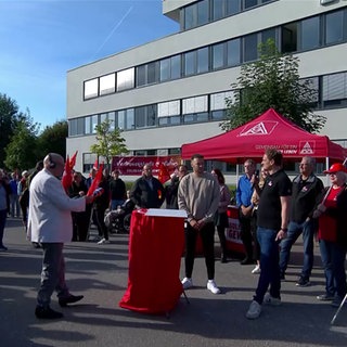 Demo vor Porsche CellForce