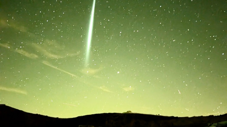 Auch aus Mittelfranken erreichen uns Bilder: So wie hier aus Lehrberg im Kreis Ansbach.