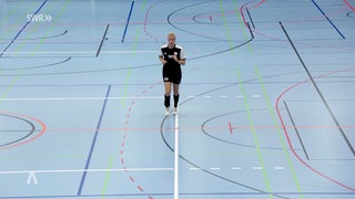 Spielerin auf dem Feld