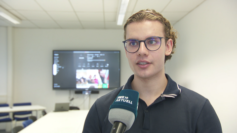 Joshua Meisel vom Landesschülerbeirat Baden-Württemberg