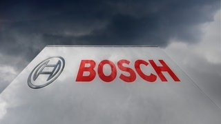 Das Firmenemblem von Bosch