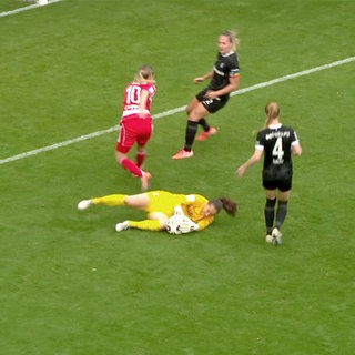 Spielerinnen auf dem Feld