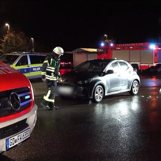 Unfallstelle in Schwäbisch Gmünd