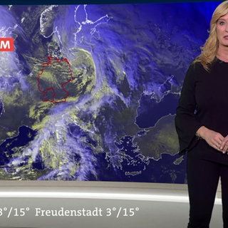 Wetterreporterin Claudia Kleinert