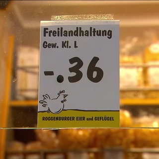 Schild Freilandhaltung