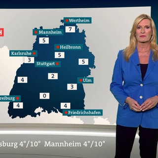 Wetterreporterin Claudia Kleinert