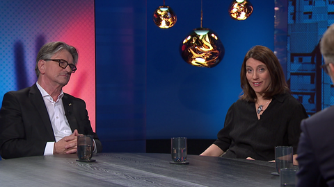 Sozialminister Lucha (Grüne) und die sozialpolitische Sprecherin der SPD Kliche-Behnke