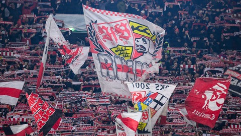 VfB-Fans im Stuttgarter Stadion (Symbolbild).