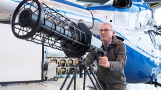BW-Innenminister Thomas Strobl (CDU) bei der Vorstellung der baden-württembergische Drohnenabwehr.
