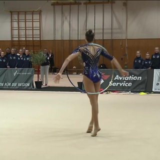 Darja Varfolomeev während ihrer Performance