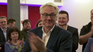 BSW-Spitzenkandidat Joachim Tabler beim Landesparteitag