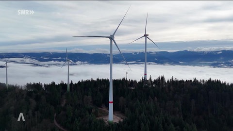 Windräder in Baden-Württemberg