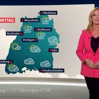 Wetterreporterin Claudia Kleinert