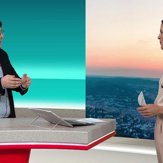 Frieder Kümmerer im Gespräch mit Stephanie Haiber