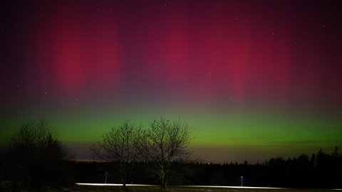Polarlichter in der Region Karlsruhe