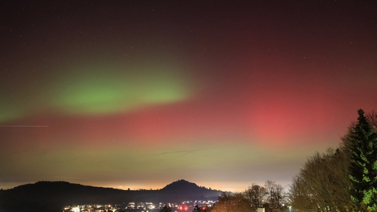 Polarlichter über Pfullingen