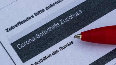 Ein Formular zur Beantragung von Corona-Soforthilfen im Jahr 2020. Nach einer Gerichtsentscheidung hätten zahlreiche Unternehen ihre Corona-Soforthilfen nicht an das Land BW zurückzahlen müssen. 